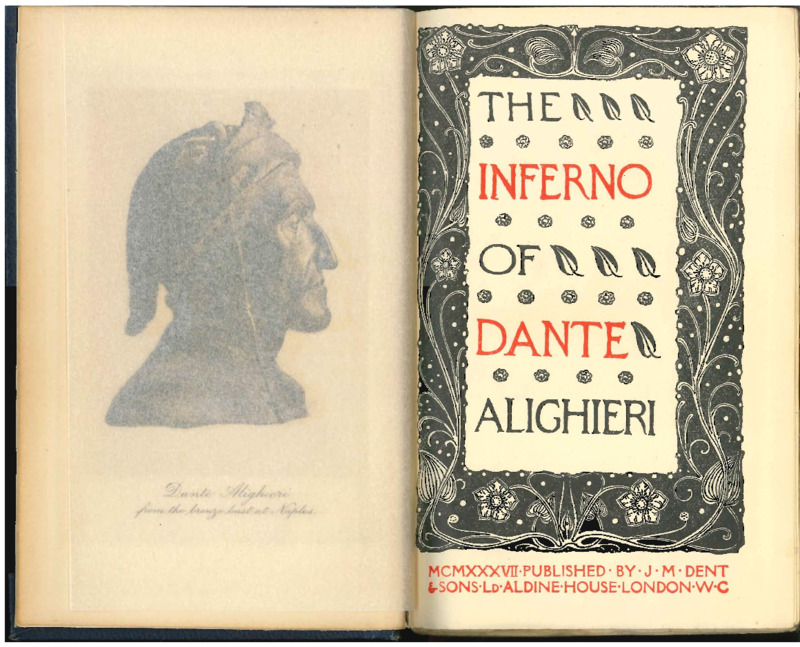 Dante Alighieri. The Inferno (Temple Classics, Vol. 2) (London : Dent,  1937). Thomas Merton's Marginalia Collection. · Thomas Merton Center  Digital Collections · Merton